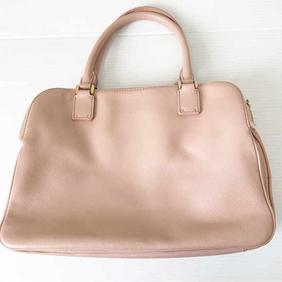 Tory Burch Thea Triple Zip Compartment Satchel Porcelain Pink - Picture 3 of 16